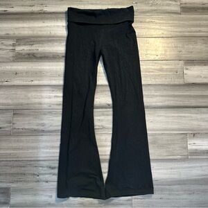 Victoria's Secret Pink Midrise Foldover Cotton Flared Leggings Womens Size Small